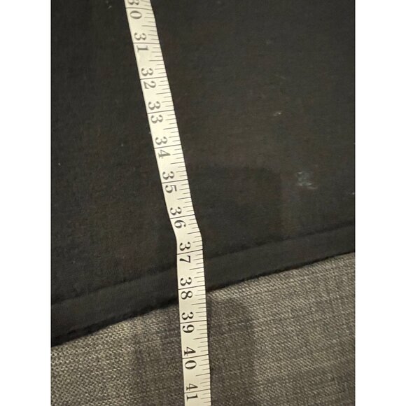 Sanctuary Black Long Sleeve Midi Dress Sz L Draped Side Ruched Stretch High Neck - Picture 10 of 10